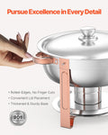 VEVOR Chafing Dish 5Qt 4 Pack Stainless Steel Catering Warmer Server