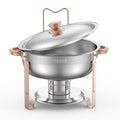 VEVOR Chafing Dish 5Qt 4 Pack Stainless Steel Catering Warmer Server