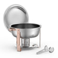 VEVOR Chafing Dish 5Qt 4 Pack Stainless Steel Catering Warmer Server