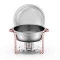 VEVOR Chafing Dish 5Qt 4 Pack Stainless Steel Catering Warmer Server