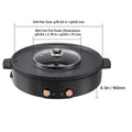 Hot Pot with Grill 1800W 2-in-1 Electric Smokeless Grill and Hot Pot