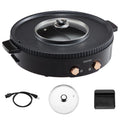 Hot Pot Grill 1800W 2-in-1 Electric Smokeless Non-Stick Cooker