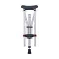 Underarm Crutches Aluminum Adjustable 1 Pair 300LBS Adult Height