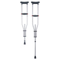 Underarm Crutches Aluminum Adjustable 1 Pair 300LBS Adult Height