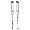 Underarm Crutches, 13-Level Height Adjustable Underarm Walking Crutches, Lightweight Aluminum Crutches for Adults Teenager - with Soft Underarm Pad for Leg Injury Surgery Disabled, 1 Pair 300LBS