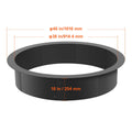 Fire Pit Ring, 40-Inch Outer/36-Inch Inner Diameter, 10inch Height 2.5mm Thick Fire Pit Insert, Heavy Duty Carbon Steel Liner DIY Campfire Ring above or In-Ground, for Outdoor Camping, Bonfires