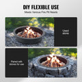 Fire Pit Ring 40inch Outer 36inch Inner Carbon Steel Heavy Duty
