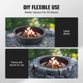 Fire Pit Ring 44in Outer 39in Inner 10in Height Carbon Steel