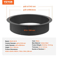 Fire Pit Ring 44in Outer 39in Inner 10in Height Carbon Steel