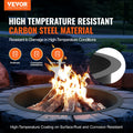 Fire Pit Ring Round Steel Liner DIY Campfire Firepit