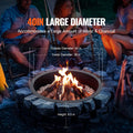 Fire Pit Ring Round Steel Liner DIY Campfire Firepit