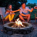 Fire Pit Ring Round Steel Liner DIY Campfire Firepit