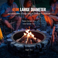 Fire Pit Ring 45 Inch Round Steel Outer Liner DIY Campfire