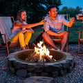 Fire Pit Ring 45 Inch Round Steel Outer Liner DIY Campfire