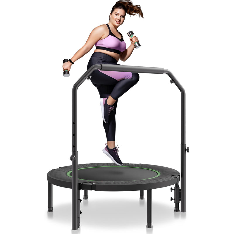Foldable Mini Trampoline 40 Inch 330lbs Rebounder Exercise