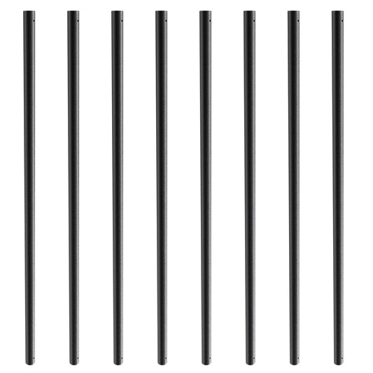 Staircase Balusters 3/4" x 32" Aluminum 101 Pack Satin Black