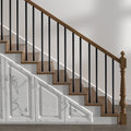 Aluminum Stair Balusters 101 Pack 660mm Hollow Spindles Matte Black
