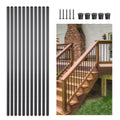 Aluminum Stair Balusters 51 Pack 813mm Matte Black Spindle Railing