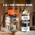 Wood Router 1.25HP 800W 30000RPM 6 Speed Variable with Cutters