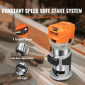 Wood Router 1.25HP 800W 30000RPM 6 Speed Variable with Cutters