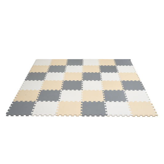Kids Foam Puzzle Floor Playmat 0.4 in 36 Pcs Interlocking EVA Soft Tiles