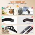 Firewood Splitter 9x17'' XL Manual Log Kindling Wood Splitter