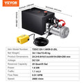 20 Quart Hydraulic Pump 12V Dump Trailer Single Acting 3200PSI