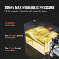 12 Quart Hydraulic Pump 0.91 GPM 3200 PSI DC 12V Dump Trailer