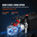 6 Quart Hydraulic Power Unit 12V Dump Trailer Pump 3200 PSI