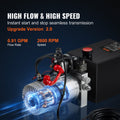 12V Hydraulic Pump 10 Quart Double Acting Dump Trailer 3200 PSI