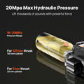 Hydraulic Pump Power Unit 10L 220V 6.3L/min 22MPa Black