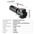 Hydraulic Pump Power Unit 10L 220V 6.3L/min 22MPa Black