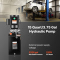 Hydraulic Pump Power Unit 220V 15 Quart 6.3L/min 22MPa Black