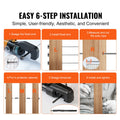 40 Pack Cable Railing Kit T316 Stainless Steel 3.2mm Black