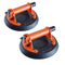 Glass Suction Cup 203mm 2 Pack 278kg Capacity Steel Handle