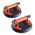 Glass Suction Cup 203mm 2 Pack 278kg Capacity Steel Handle
