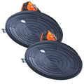 Glass Suction Cup 203mm 2 Pack 278kg Capacity Steel Handle