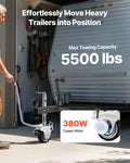 Electric Trailer Dolly 2.5T 380W 12V Motorized Jockey Wheel Caravan