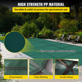 Artiss 20x40ft Rectangle Inground Pool Safety Cover Green Mesh Solid