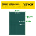 Artiss 20x40ft Rectangle Inground Pool Safety Cover Green Mesh Solid