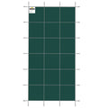Artiss 20x40ft Rectangle Inground Pool Safety Cover Green Mesh Solid