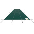 Artiss 20x40ft Rectangle Inground Pool Safety Cover Green Mesh Solid