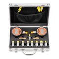 Digital Hydraulic Pressure Test Kit 700 Bar 2 Gauges 9 Couplings