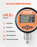 Digital Hydraulic Pressure Test Kit 700 Bar 2 Gauges 9 Couplings