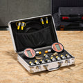 Digital Hydraulic Pressure Test Kit 700 Bar 2 Gauges 9 Couplings