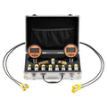 Digital Hydraulic Pressure Test Kit 700 Bar 2 Gauges 9 Couplings