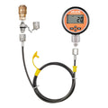 Digital Hydraulic Pressure Test Kit 700 Bar 2 Gauges 9 Couplings