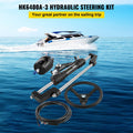 Hydraulic Boat Steering Kit 300HP Pump Cylinder 13.5