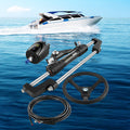 Hydraulic Boat Steering Kit 300HP Helm Pump 4267mm Hose