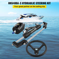 Hydraulic Boat Steering Kit 300HP Helm Pump System